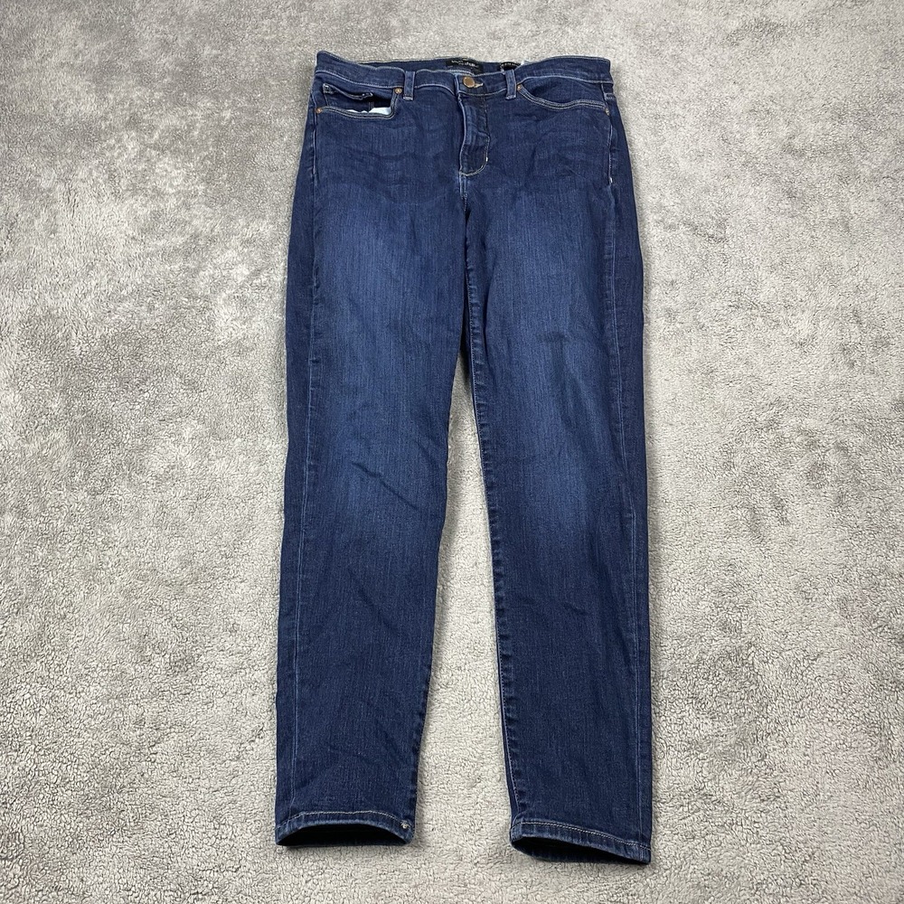 Banana Republic Jeans Womens Size 30 Blue Mid Rise Skinny Dark Wash Denim